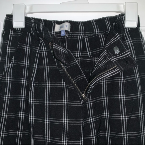 Plaid Asymmetrical Pants - Picture 4 of 5